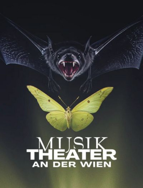 Plakat einer Produktion vom MusikTheater an der Wien